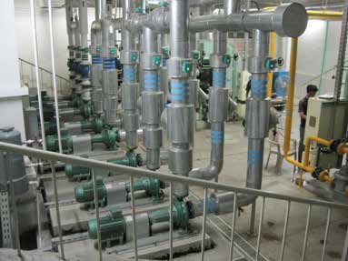 Process Hydronic Piping and Pump Station